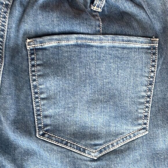 JUNIORS' High-Rise Paper Bag Mom Jeans 11/30W - Picture 7 of 12